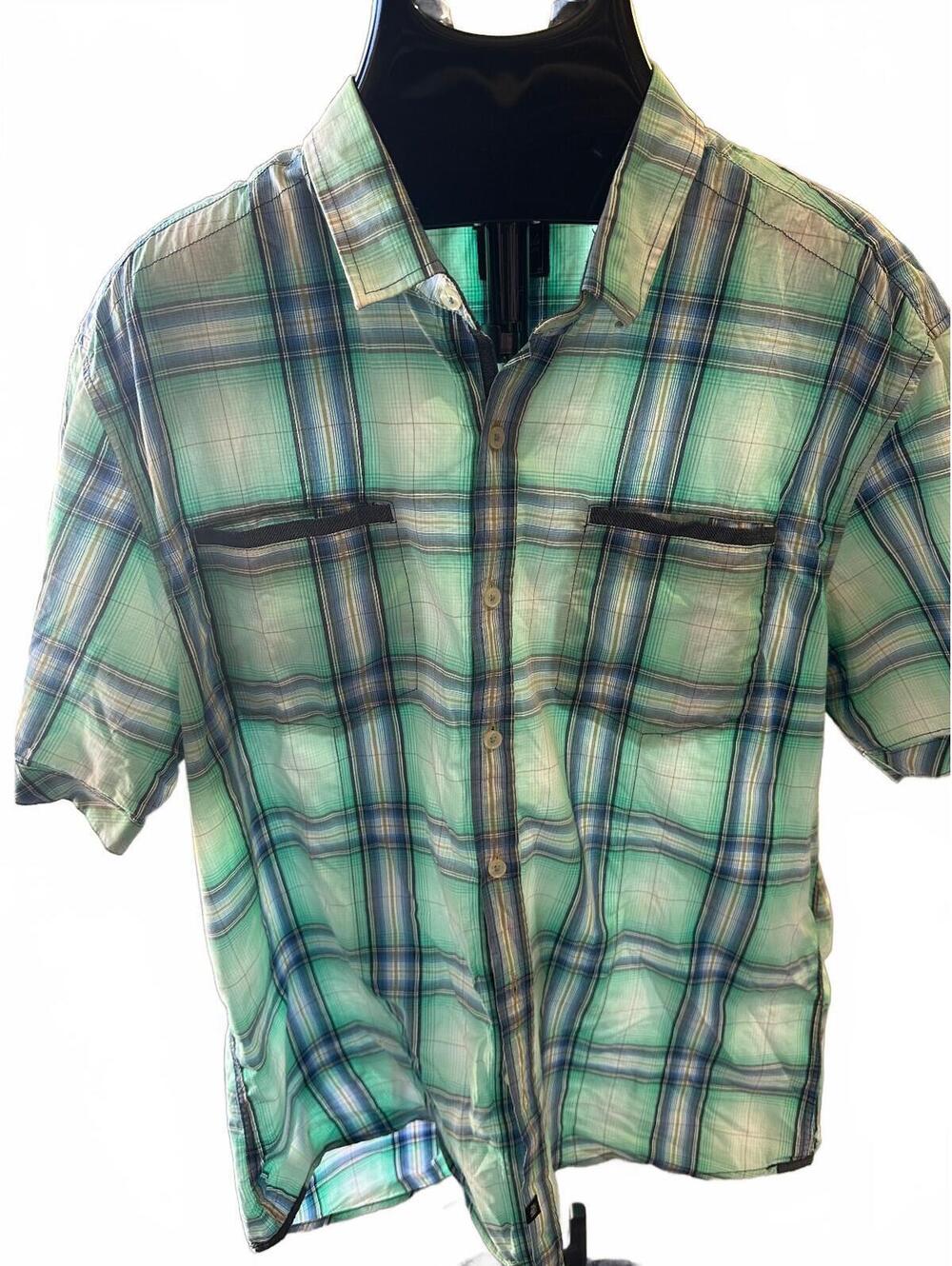 Seven Diamonds Plaid Button Shirt XXL